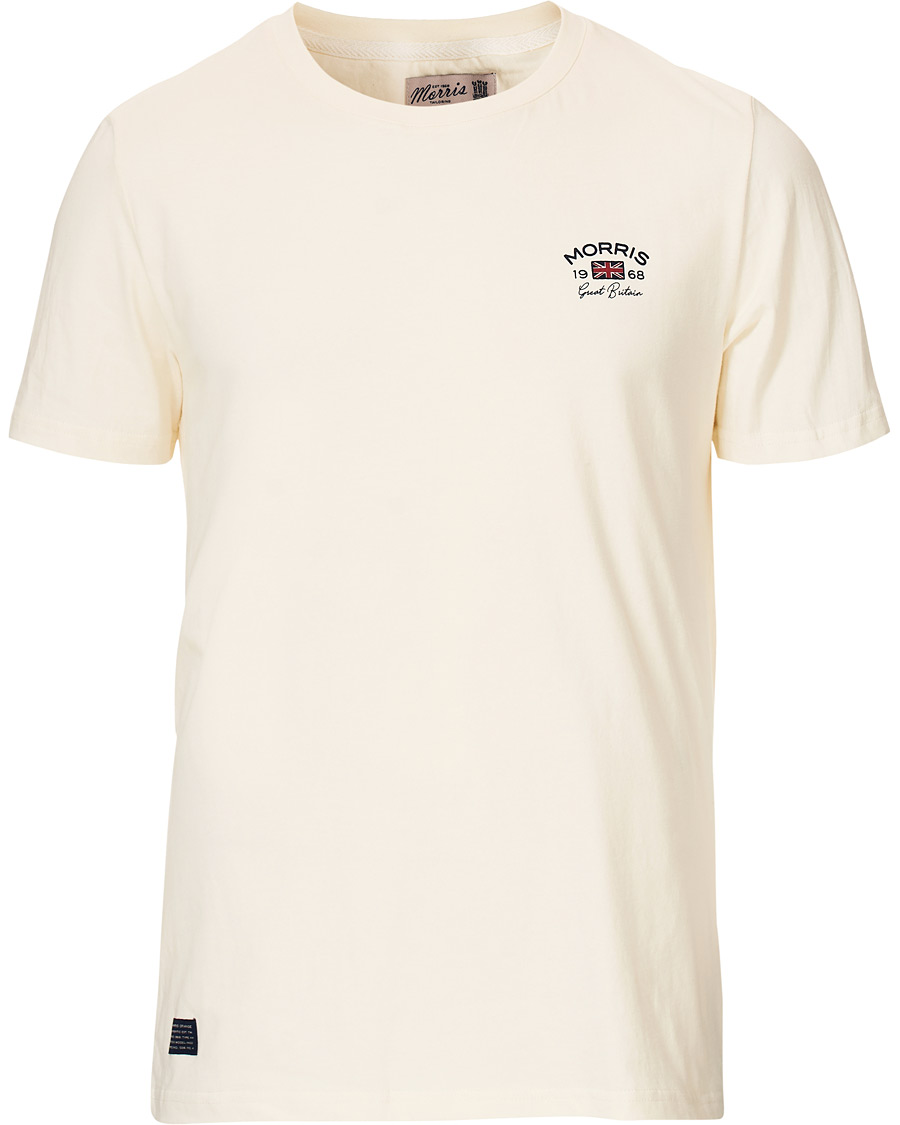 Herre | T-Shirts | Morris | Léonce Crew Neck Tee Off White