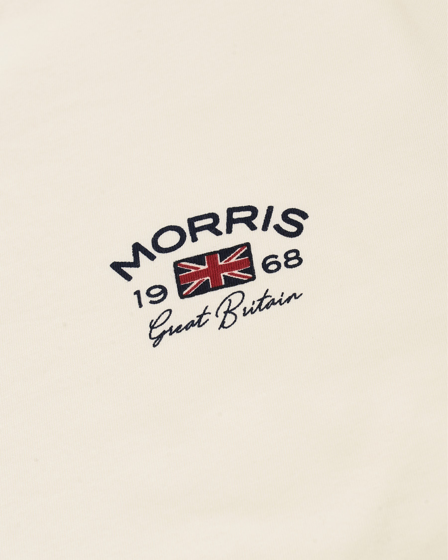 Herre | T-Shirts | Morris | Léonce Crew Neck Tee Off White