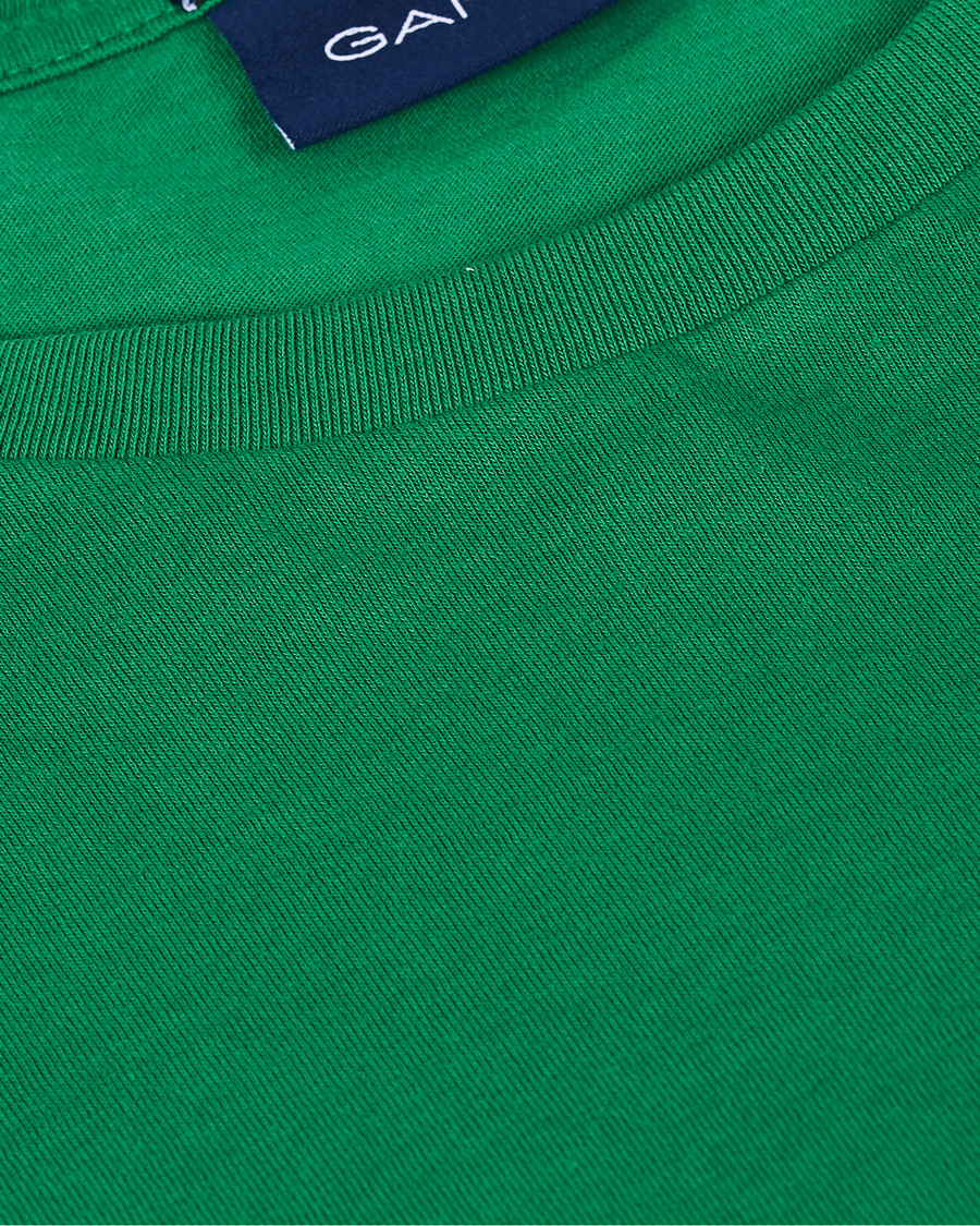 Herre | T-Shirts | GANT | Original Crew Neck Tee Amazon Green