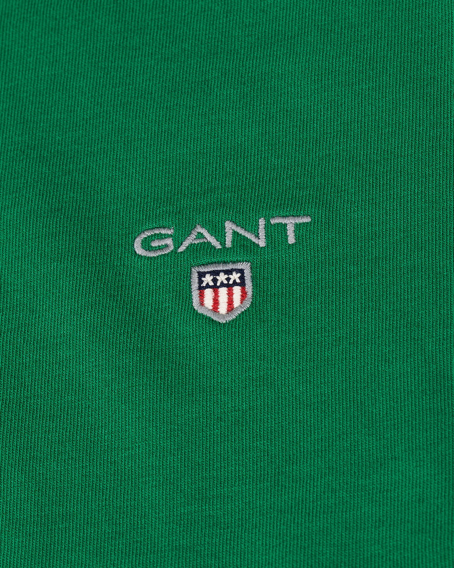 Herre | T-Shirts | GANT | Original Crew Neck Tee Amazon Green