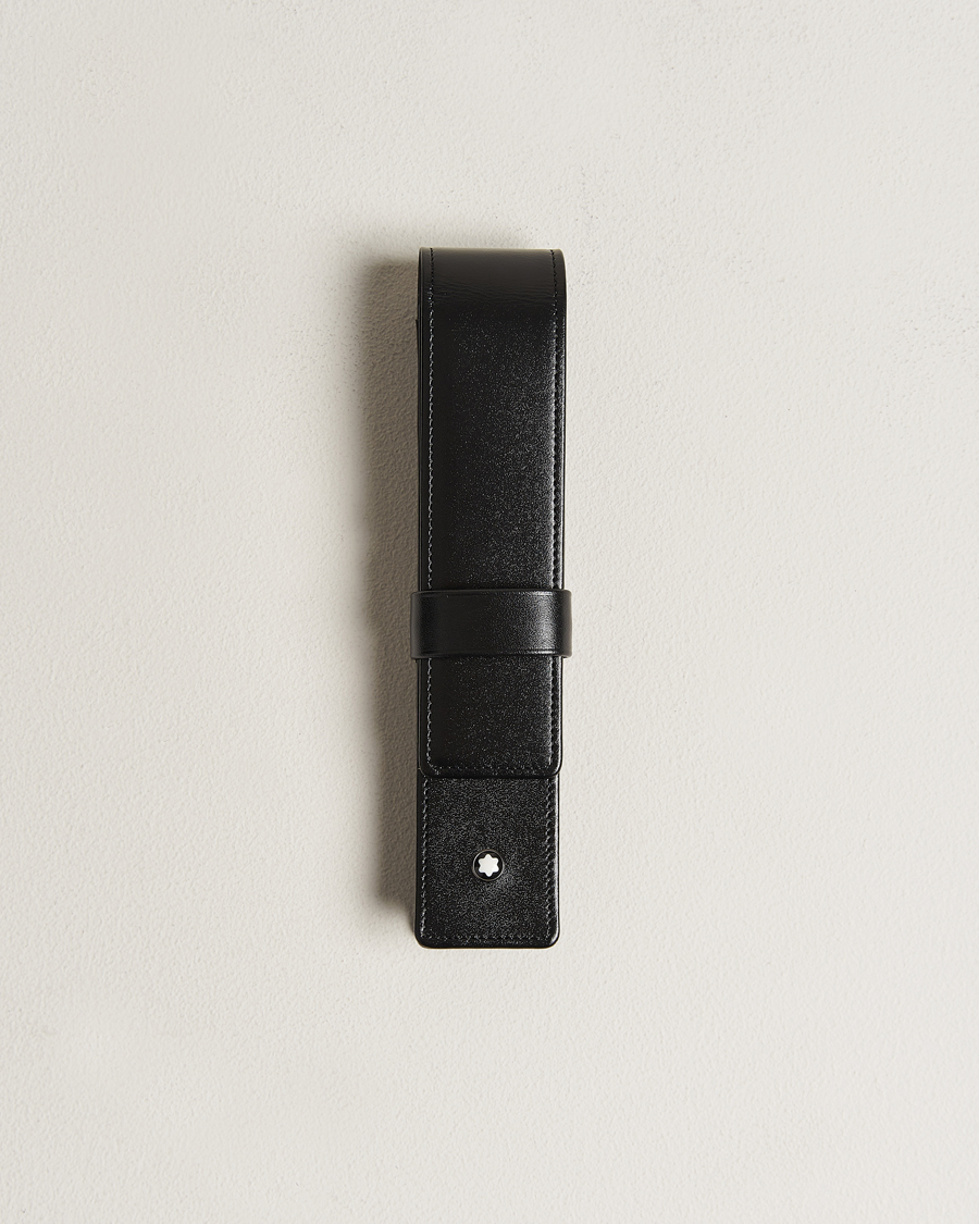 Herre | Montblanc Meisterstück 1 Pen Pouch Clasp Black | Montblanc | Meisterstück 1 Pen Pouch Clasp Black