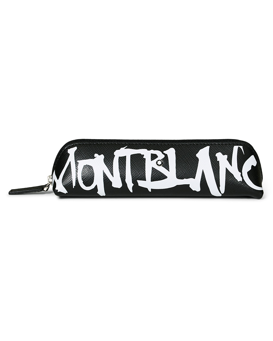 Herre | Montblanc Sartorial 2 Pen Pouch Zip Top Calligraphy Black | Montblanc | Sartorial 2 Pen Pouch Zip Top Calligraphy Black