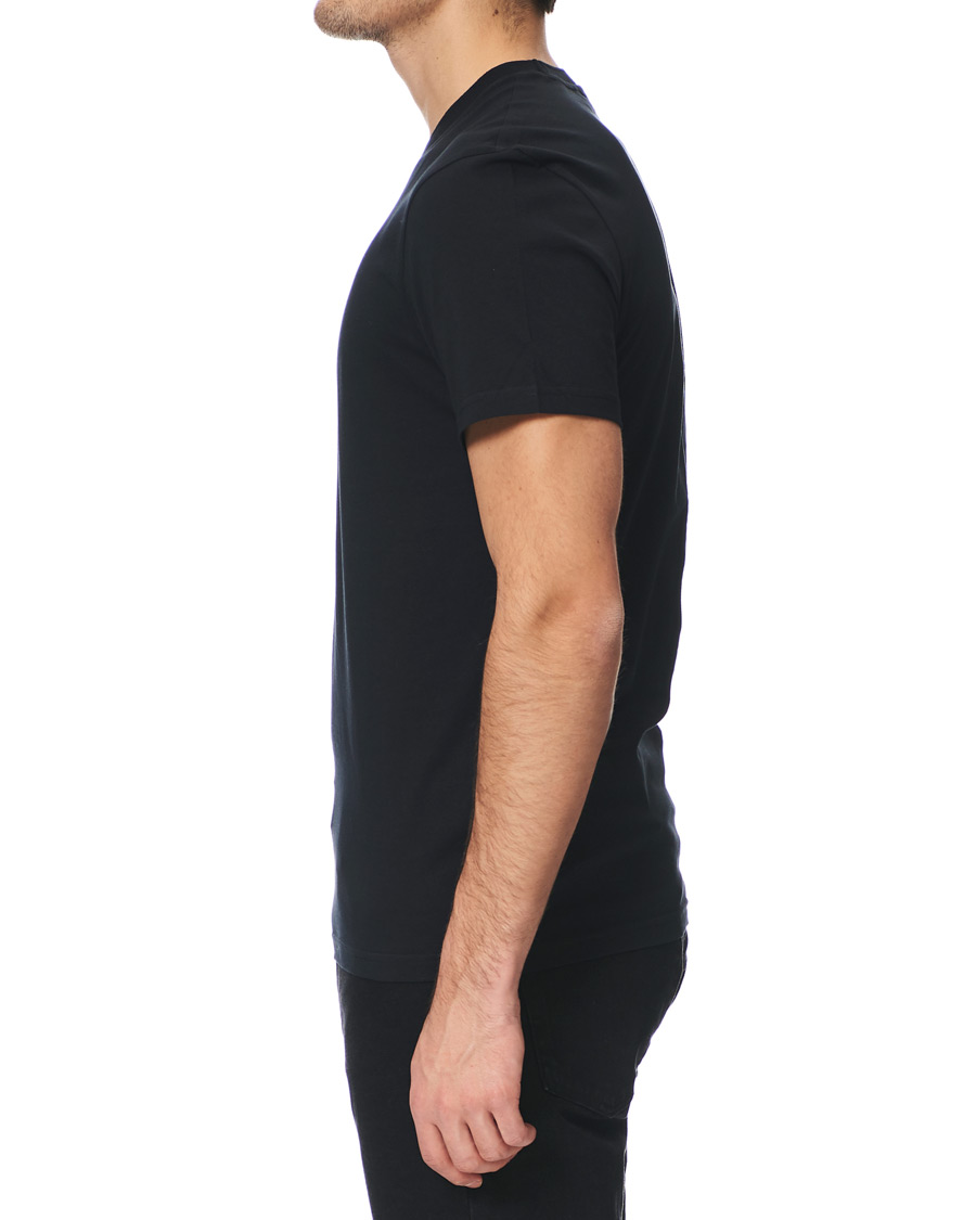 Herre | T-Shirts | J.Lindeberg | Silo Fine Cotton Crew Neck Tee Black
