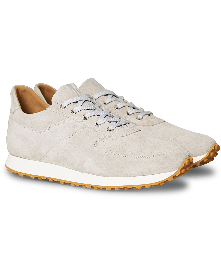 Herre | C.QP Stride Suede Running Sneaker Ghost | CQP | C.QP Stride Suede Running Sneaker Ghost