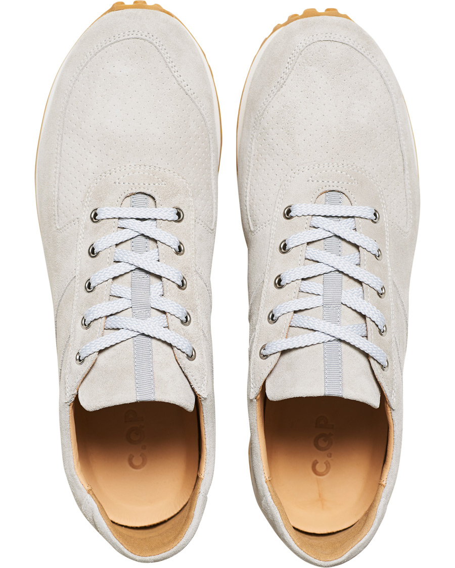Herre | C.QP Stride Suede Running Sneaker Ghost | CQP | C.QP Stride Suede Running Sneaker Ghost