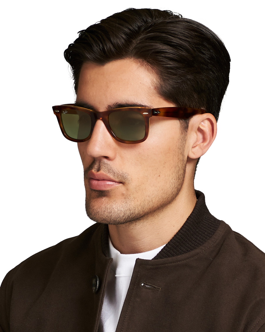 Herre | Ray-Ban 0RB2140 Wayfarer Sunglasses Light Havana | Ray-Ban | 0RB2140 Wayfarer Sunglasses Light Havana