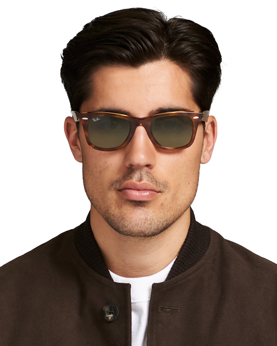 Herre | Ray-Ban 0RB2140 Wayfarer Sunglasses Light Havana | Ray-Ban | 0RB2140 Wayfarer Sunglasses Light Havana