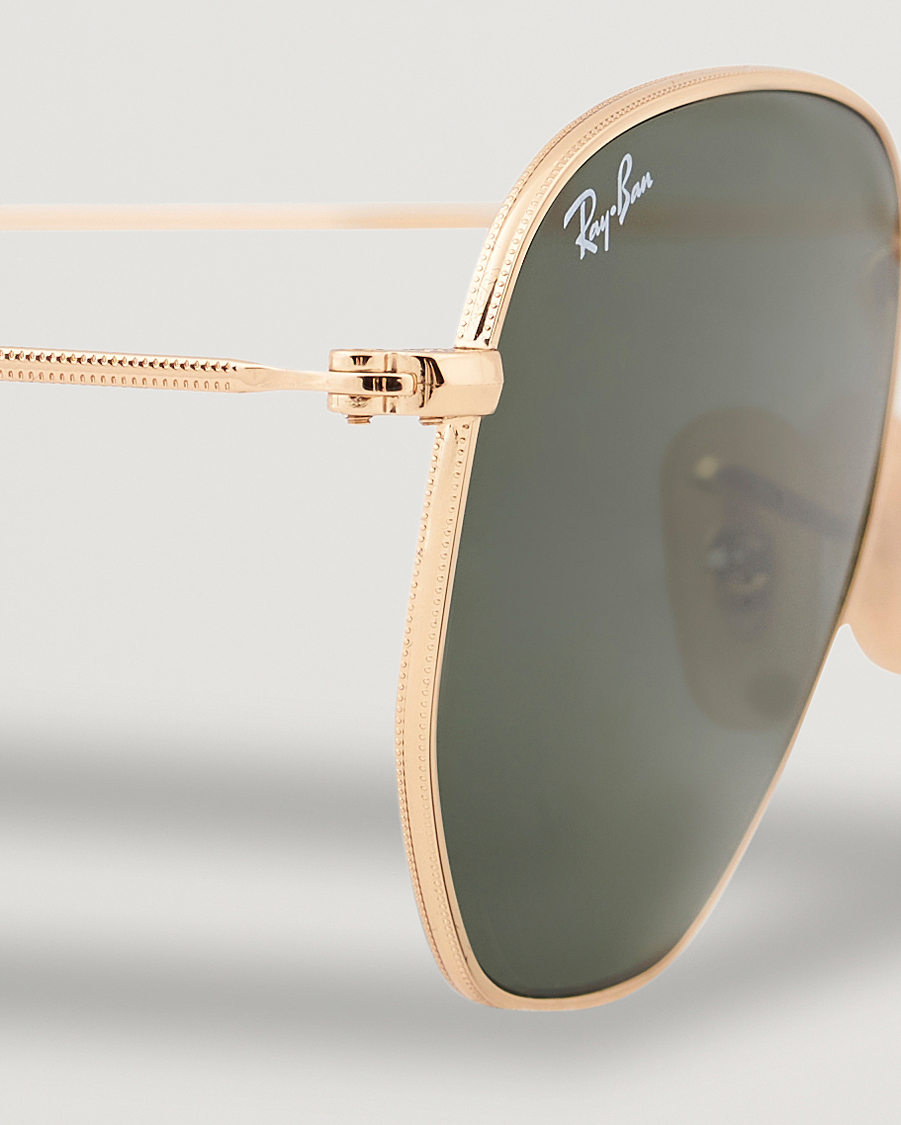 Herre | Solbriller | Ray-Ban | 0RB3548N Hexagonal Sunglasses Gold/Green