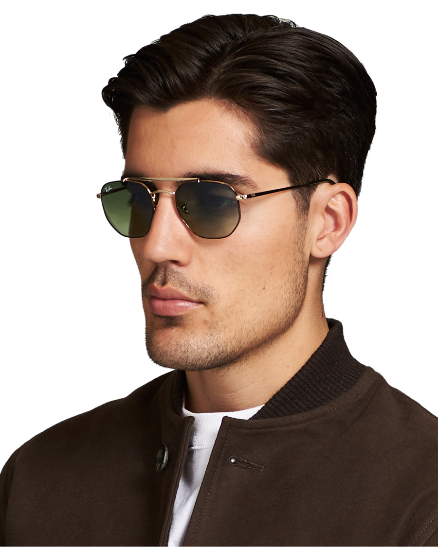 Herre | Ray-Ban 0RB3648 The Marshal Sunglasses Havana/Green Gradient | Ray-Ban | 0RB3648 The Marshal Sunglasses Havana/Green Gradient