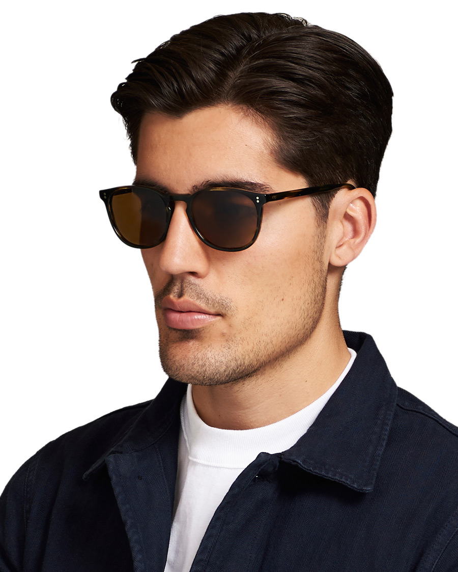 Herre | Oliver Peoples Finley ESQ Sunglasses Cocobolo/Brown | Oliver Peoples | Finley ESQ Sunglasses Cocobolo/Brown