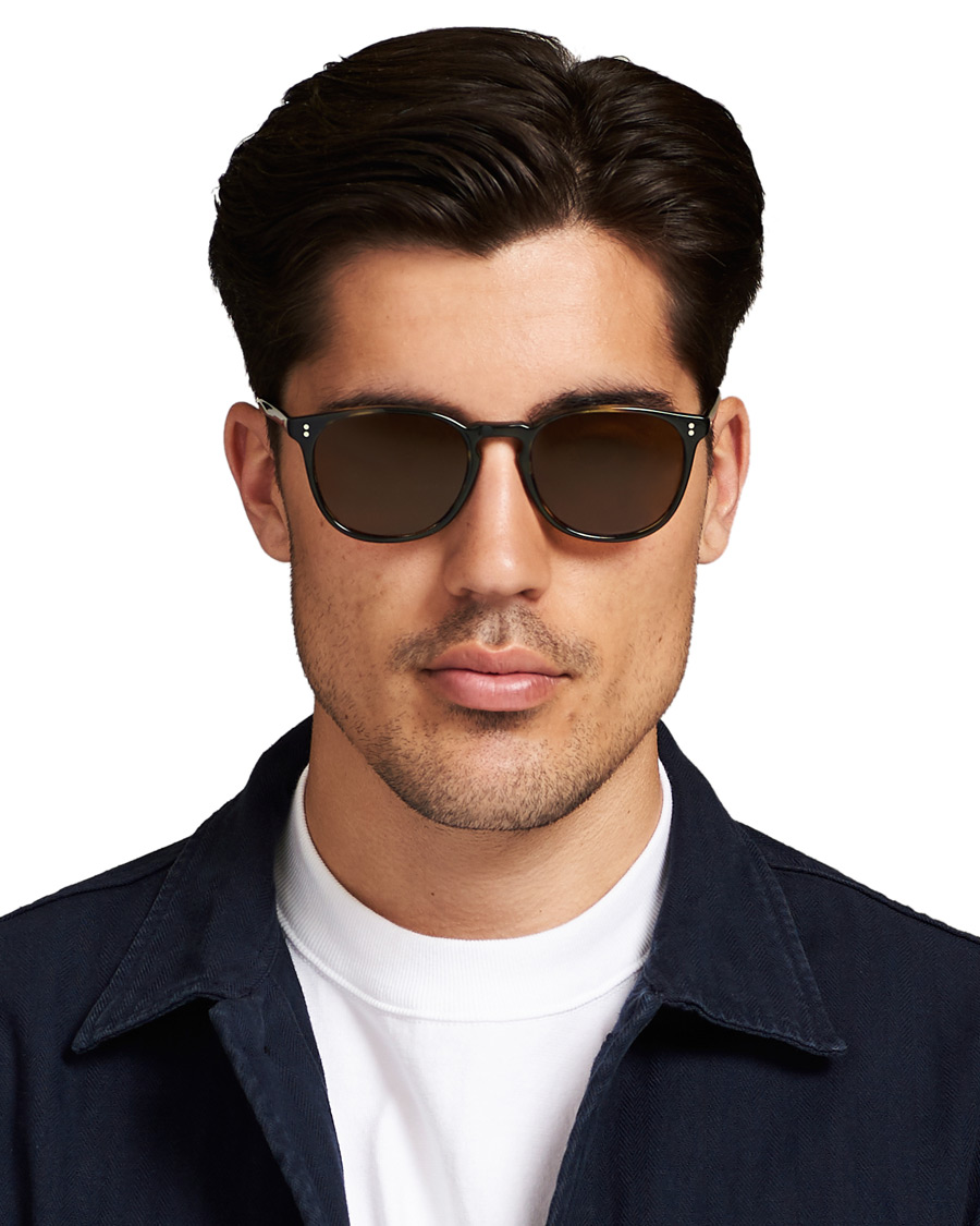 Herre | Oliver Peoples Finley ESQ Sunglasses Cocobolo/Brown | Oliver Peoples | Finley ESQ Sunglasses Cocobolo/Brown