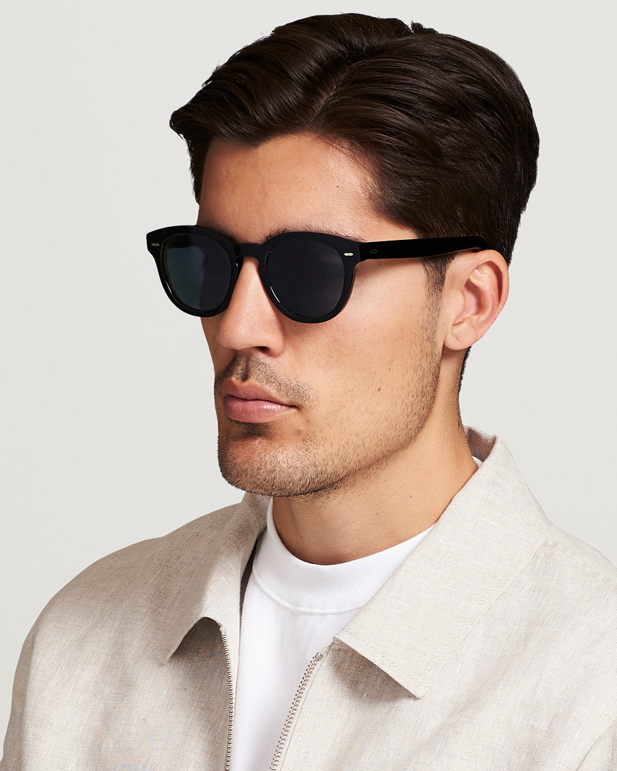 Herre | Runde solbriller | Oliver Peoples | Cary Grant Sunglasses Black/Blue