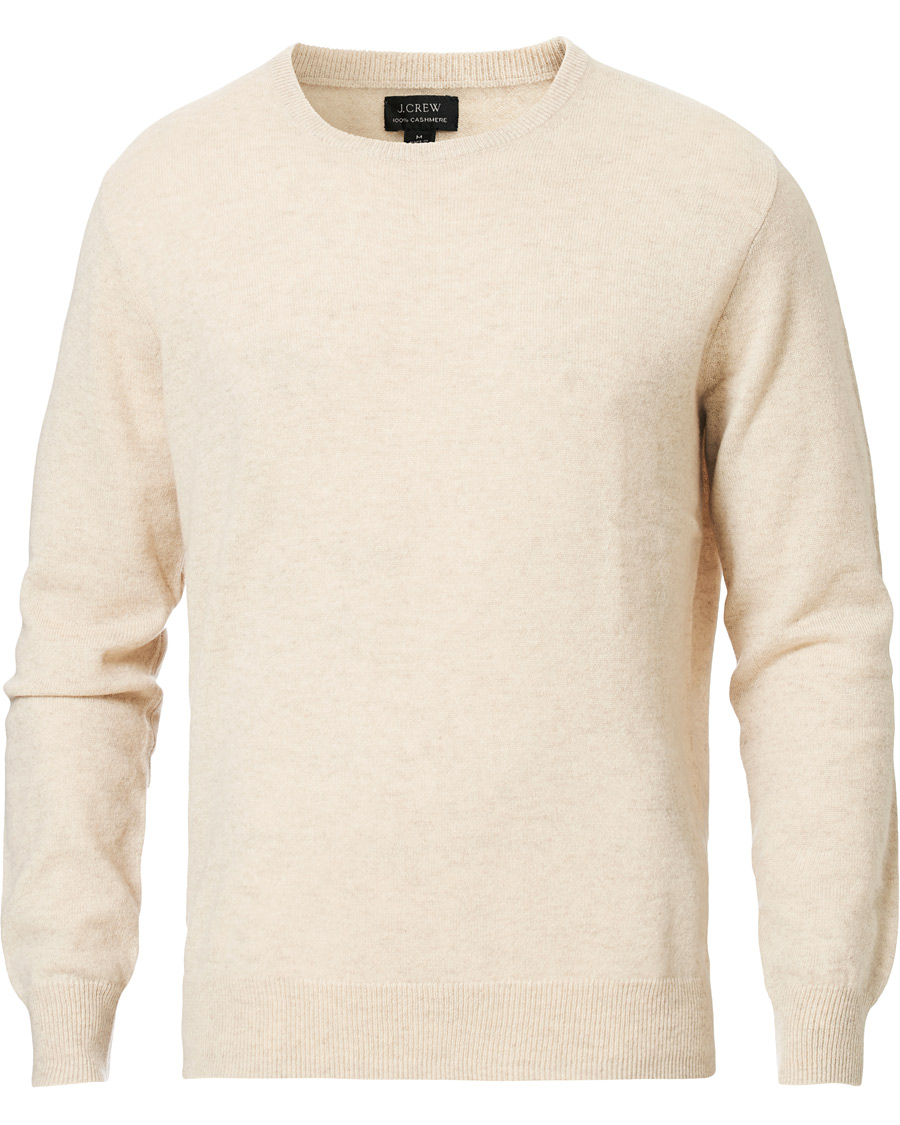 Herre | Gensere | J.Crew | Cashmere Crew Neck Heather Natural