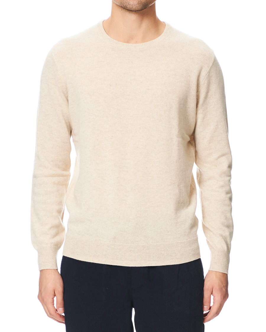 Herre | Gensere | J.Crew | Cashmere Crew Neck Heather Natural