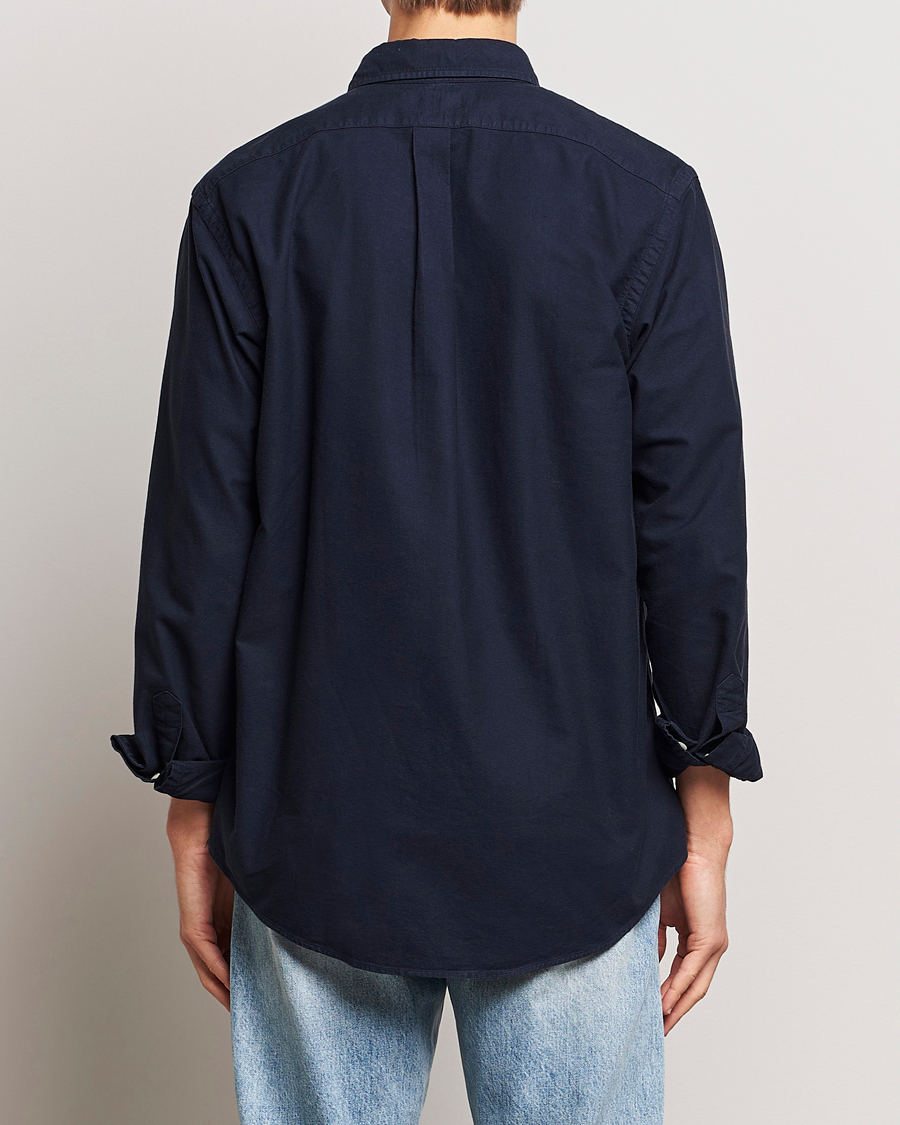 Herre | Skjorter | Polo Ralph Lauren | Custom Fit Garment Dyed Oxford Shirt Navy