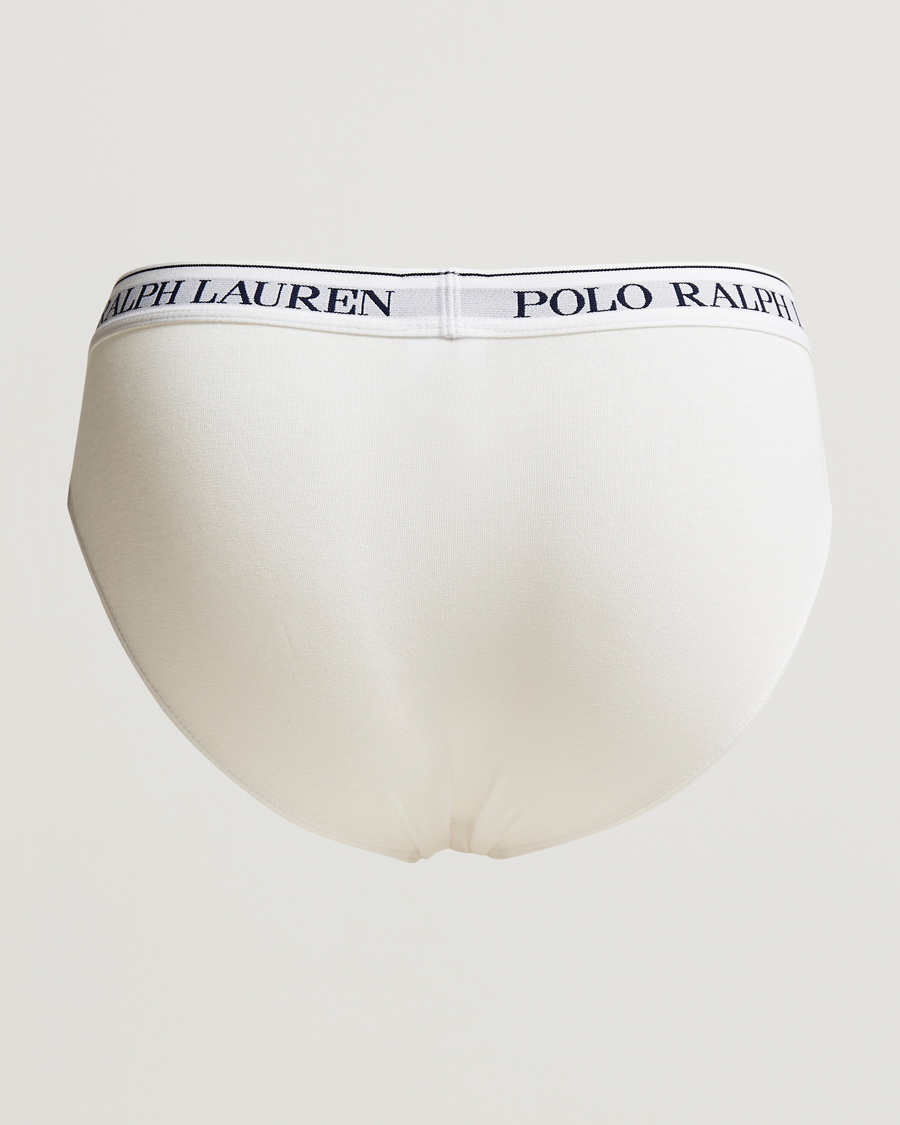 Herre | Briefs | Polo Ralph Lauren | 3-Pack Low Rise Brief White
