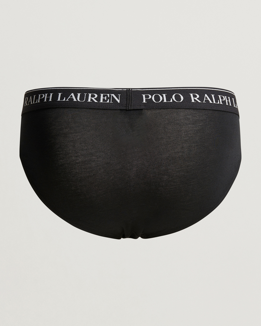 Herre | Briefs | Polo Ralph Lauren | 3-Pack Low Rise Brief Black