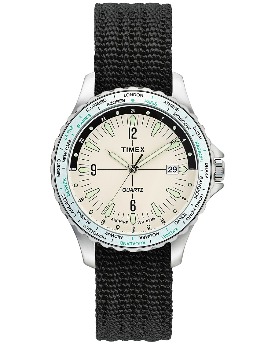 Herre | Timex Navi World Time Cream Dial | Timex | Navi World Time Cream Dial