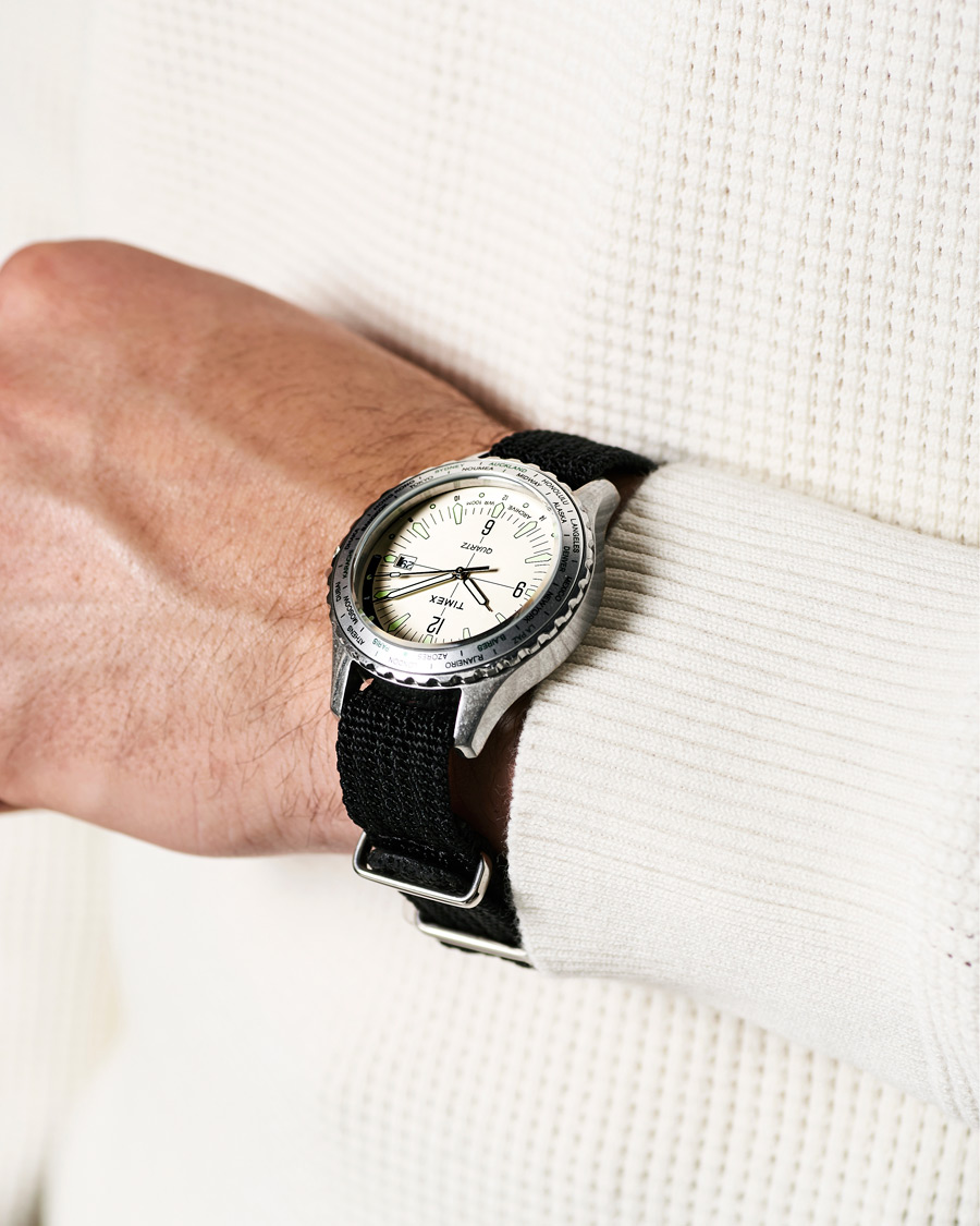 Herre | Timex Navi World Time Cream Dial | Timex | Navi World Time Cream Dial
