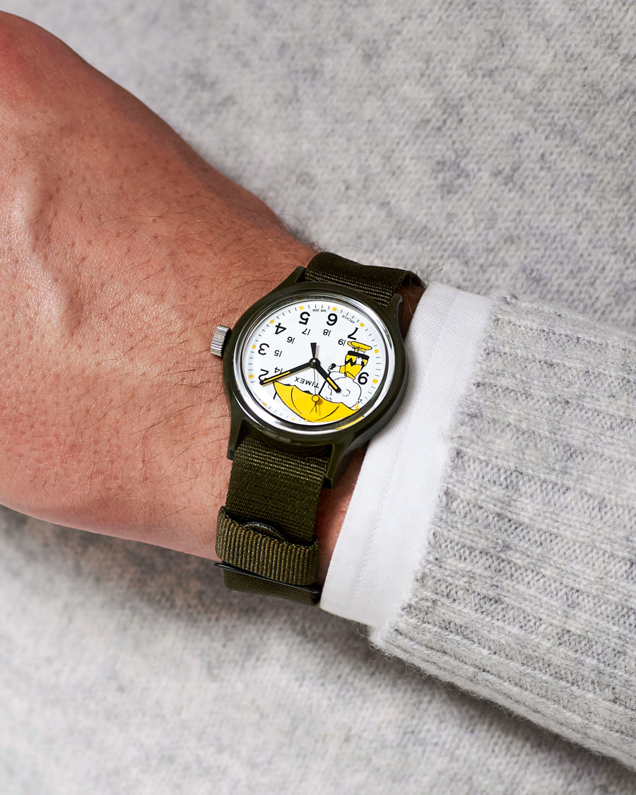 Herre | Timex MK1 Resin Charlie Brown White Dial | Timex | MK1 Resin Charlie Brown White Dial
