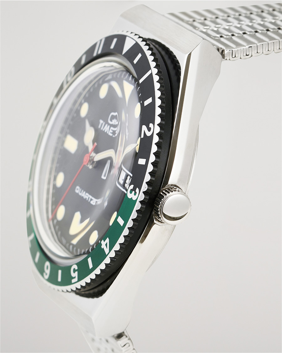 Herre | Timex Q Reissue 1979 Black/Green | Timex | Q Reissue 1979 Black/Green