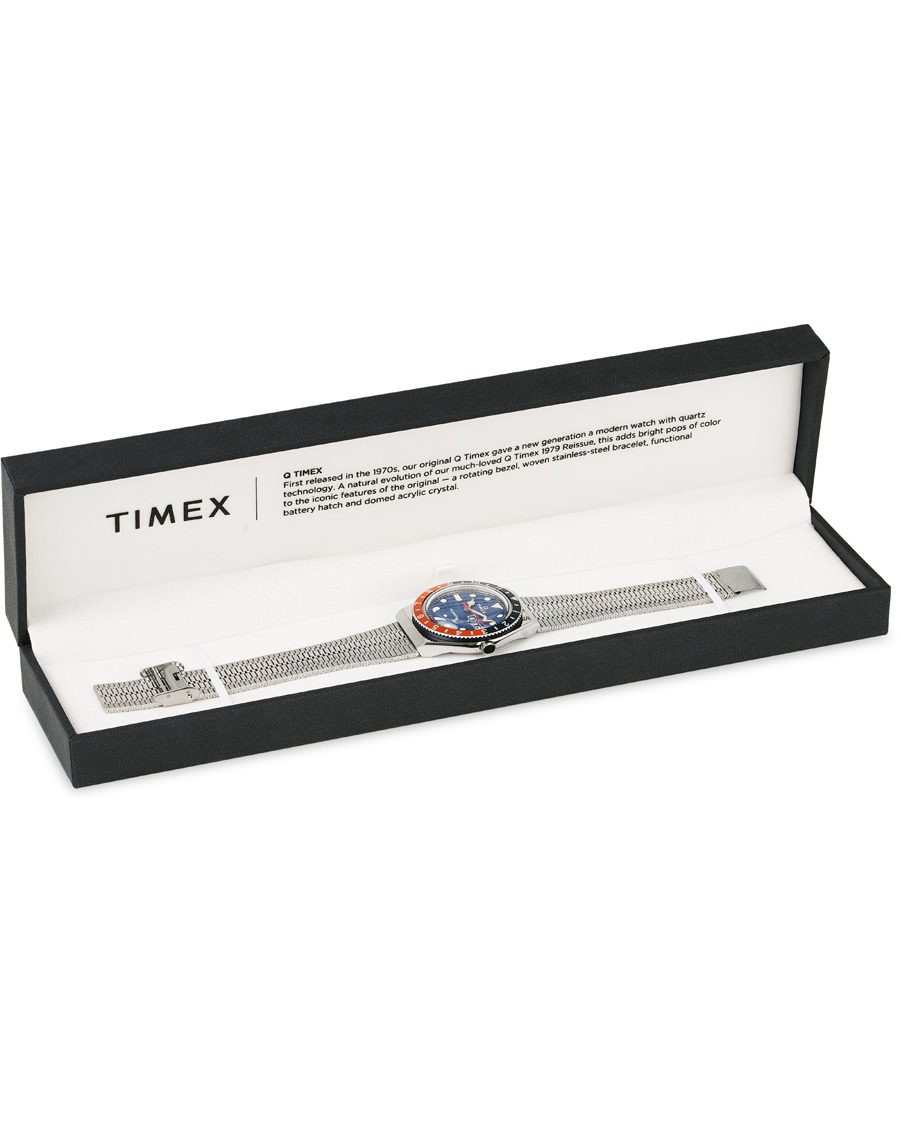 Herre | Timex Q Reissue 1979 Blue/Orange | Timex | Q Reissue 1979 Blue/Orange