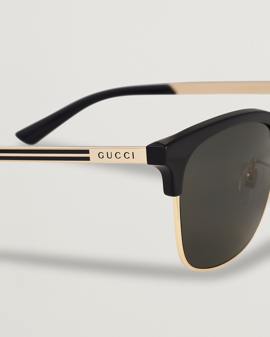 Herre | Gucci GG0697S Sunglasses Black | Gucci | GG0697S Sunglasses Black
