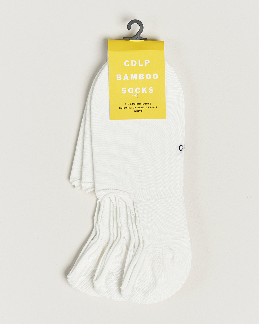 Herre | Undertøy | CDLP | 3-Pack No Show Socks White
