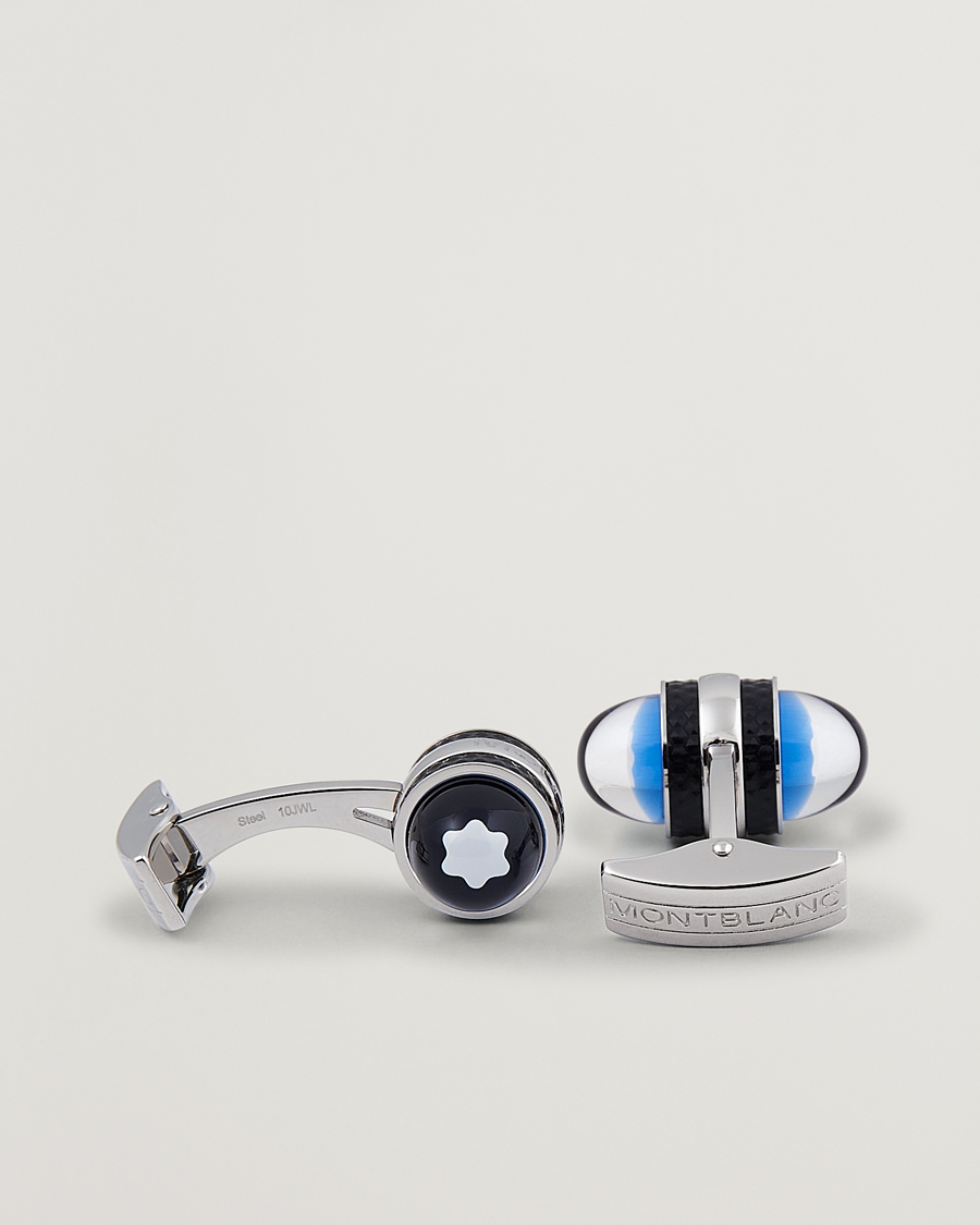 Men | Cufflinks | Montblanc | Steel Lacquer SAW Cufflinks