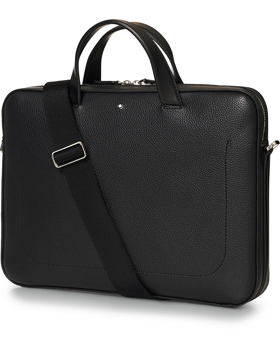 Herre | Montblanc MST Soft Grain Ultra Slim Document Case Black | Montblanc | MST Soft Grain Ultra Slim Document Case Black