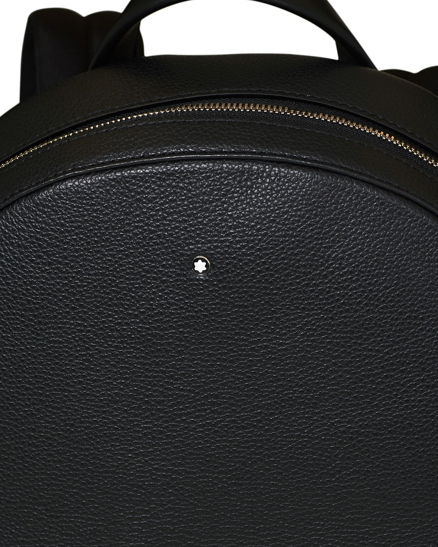 Herre | Montblanc MST Soft Grain Slim Backpack Black | Montblanc | MST Soft Grain Slim Backpack Black