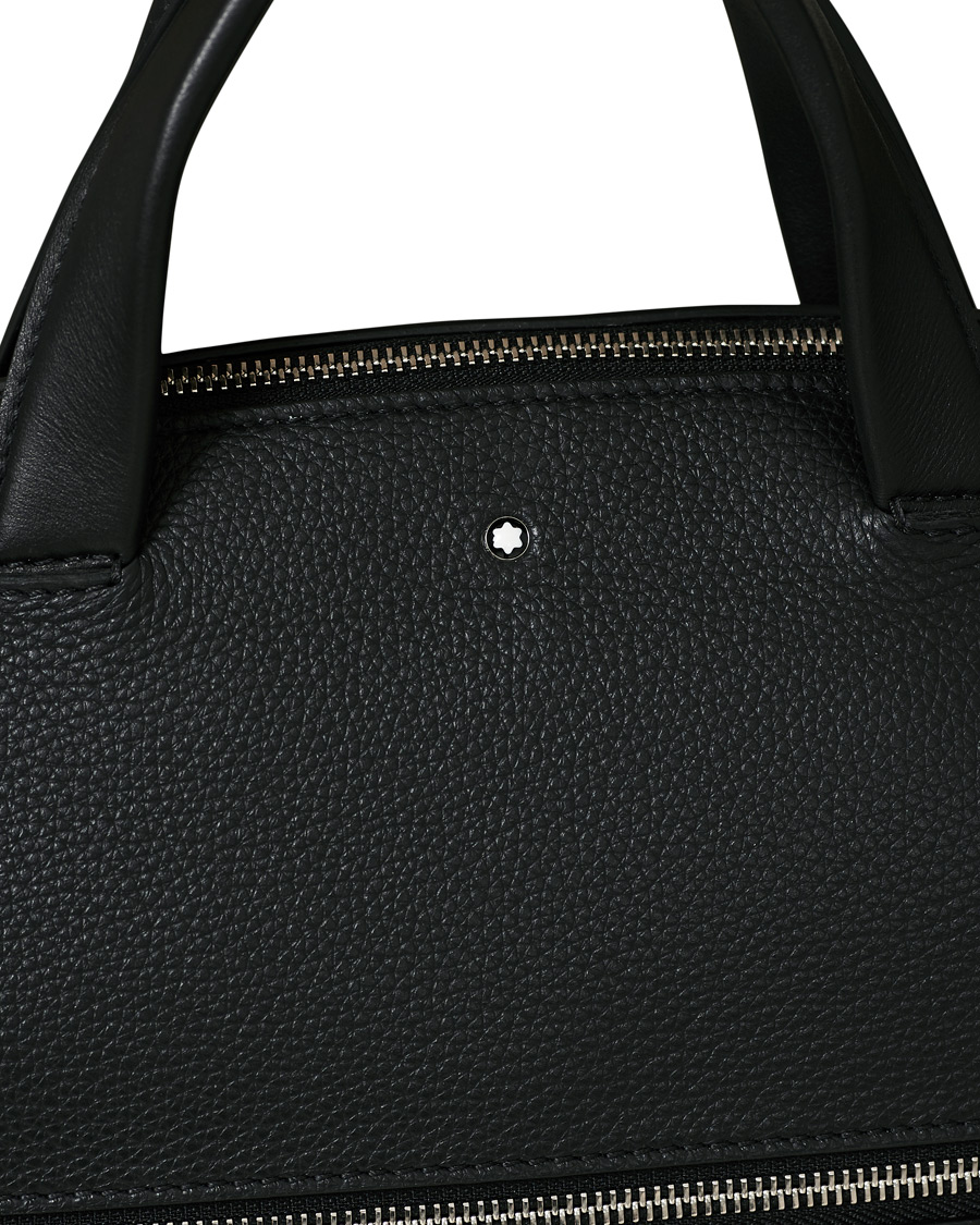 Herre | Montblanc MST Soft Grain Tote with Zip Black | Montblanc | MST Soft Grain Tote with Zip Black