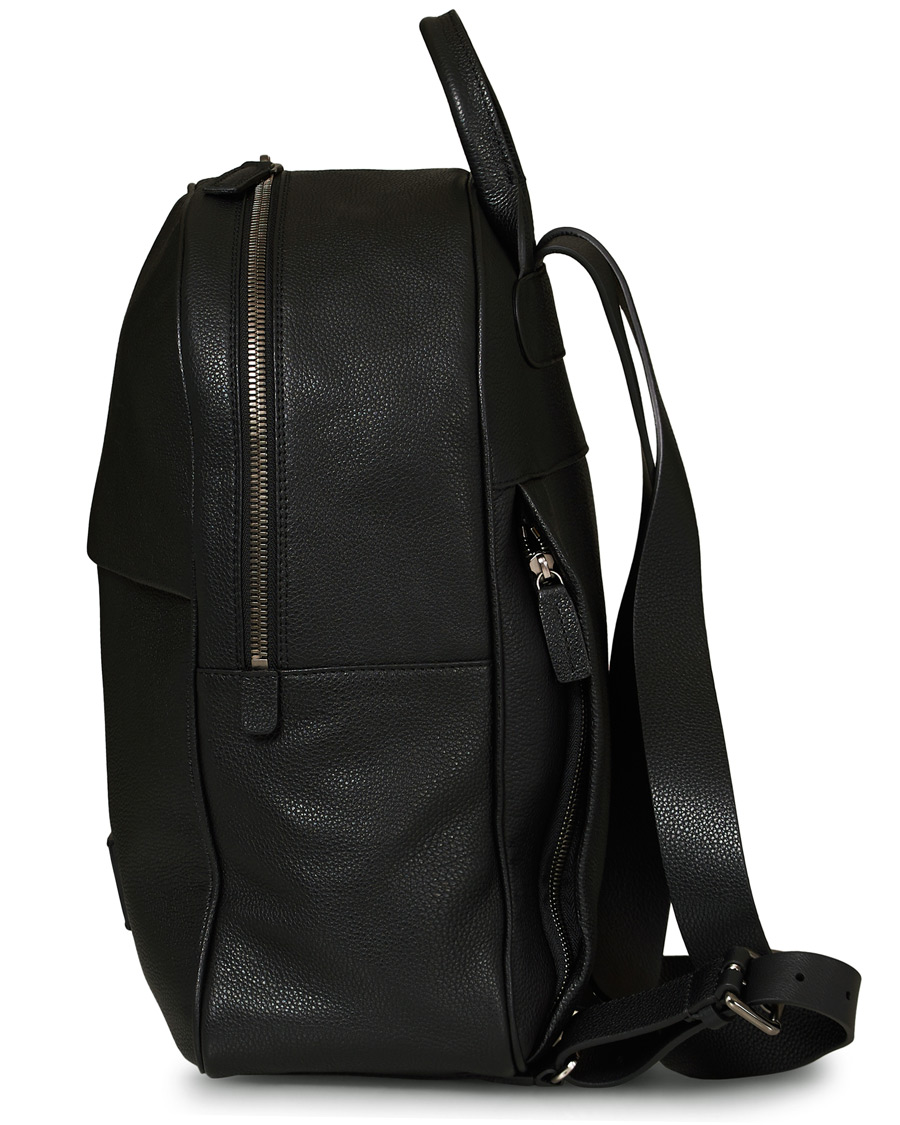 Herre | Anderson's Full Grain Leather Backpack Black | Anderson's | Full Grain Leather Backpack Black