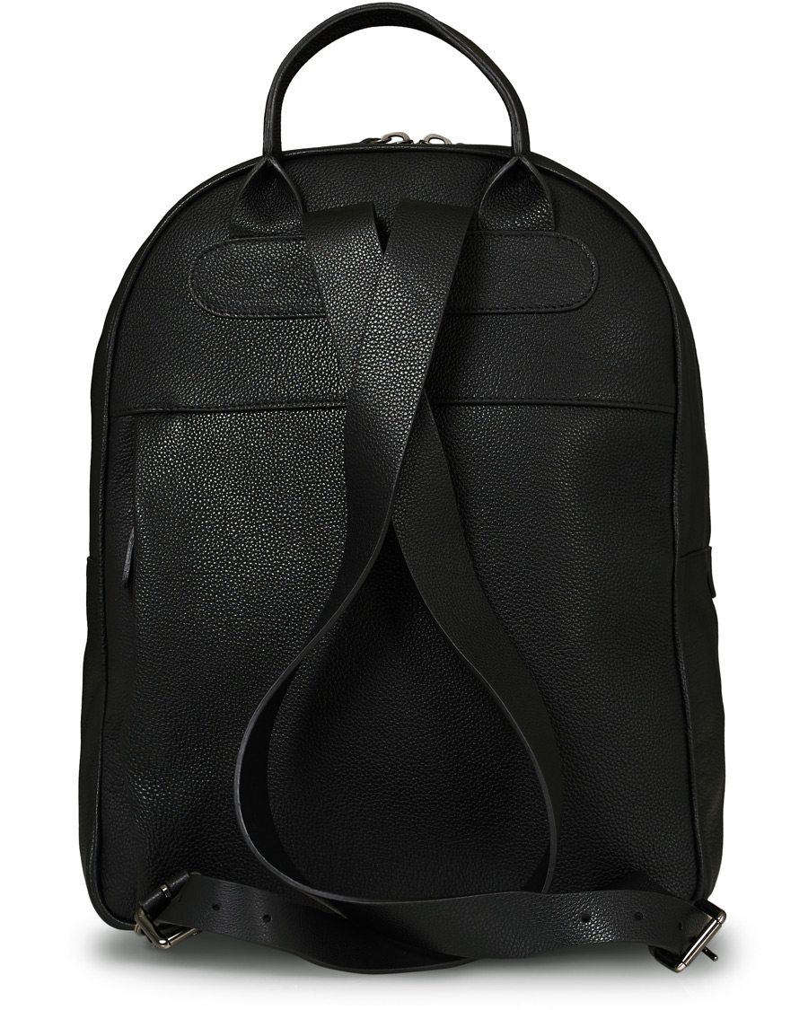Herre | Anderson's Full Grain Leather Backpack Black | Anderson's | Full Grain Leather Backpack Black