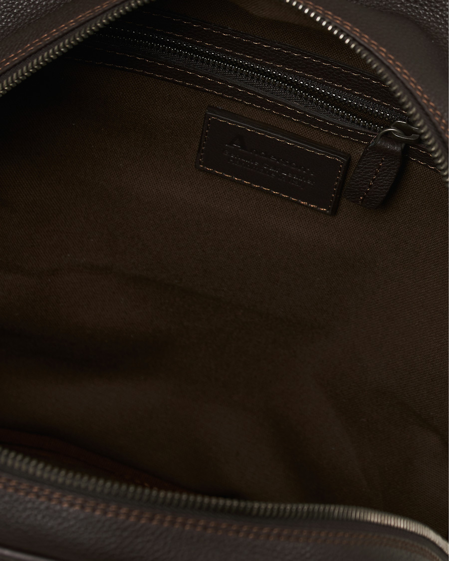 Herre | Anderson's Full Grain Leather Backpack Dark Brown | Anderson's | Full Grain Leather Backpack Dark Brown