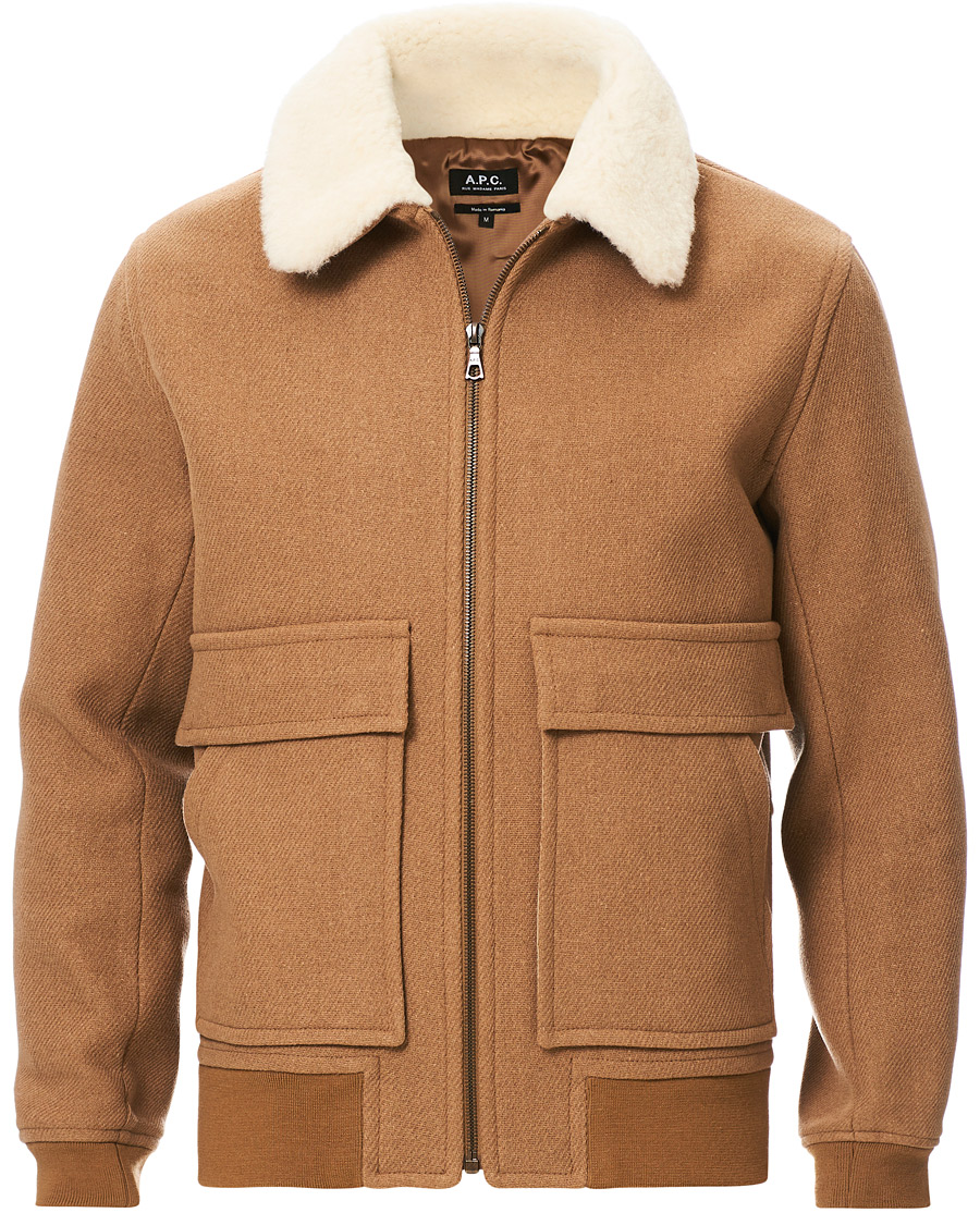 Herre | Jakker | A.P.C. | Bronze Blouson Jacket Brown