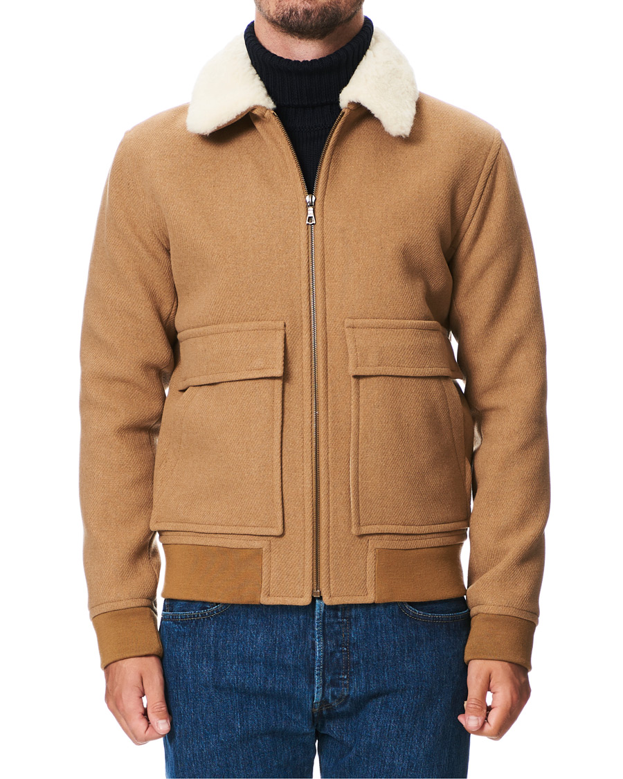 Herre | Jakker | A.P.C. | Bronze Blouson Jacket Brown