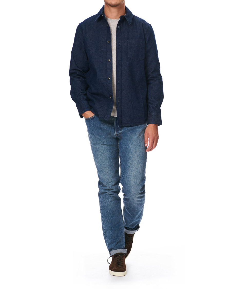 Herre | Skjorter | A.P.C. | Victor Denim Overshirt Indigo