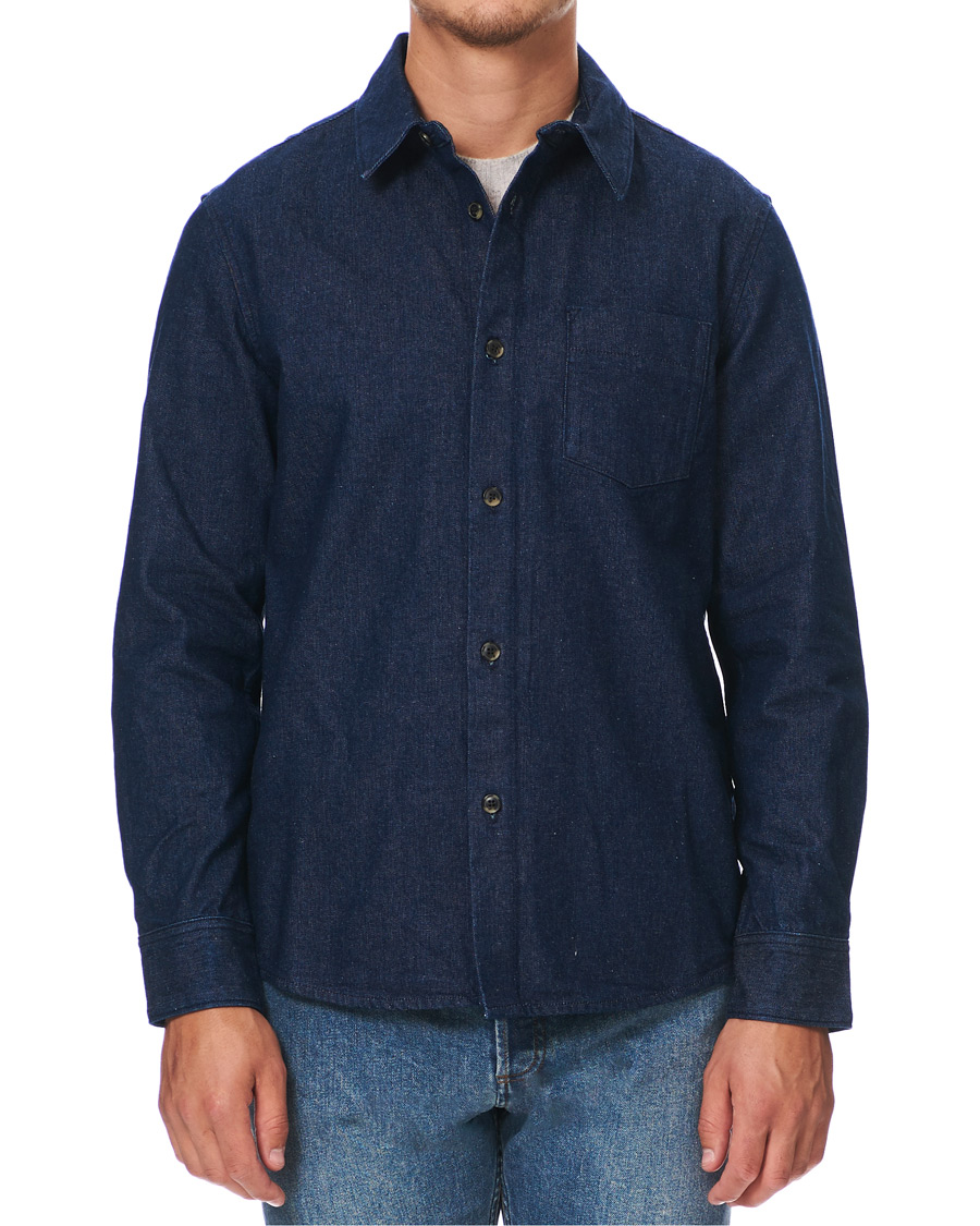 Herre | Skjorter | A.P.C. | Victor Denim Overshirt Indigo