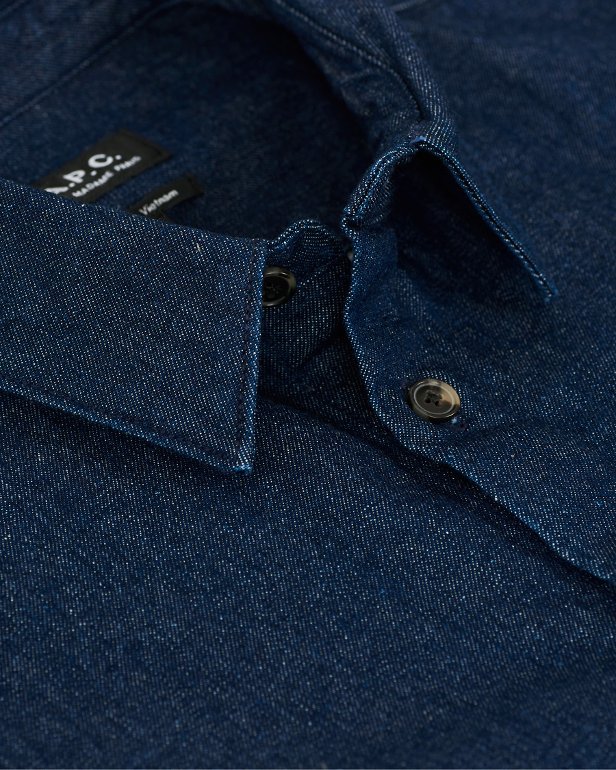 Herre | Skjorter | A.P.C. | Victor Denim Overshirt Indigo