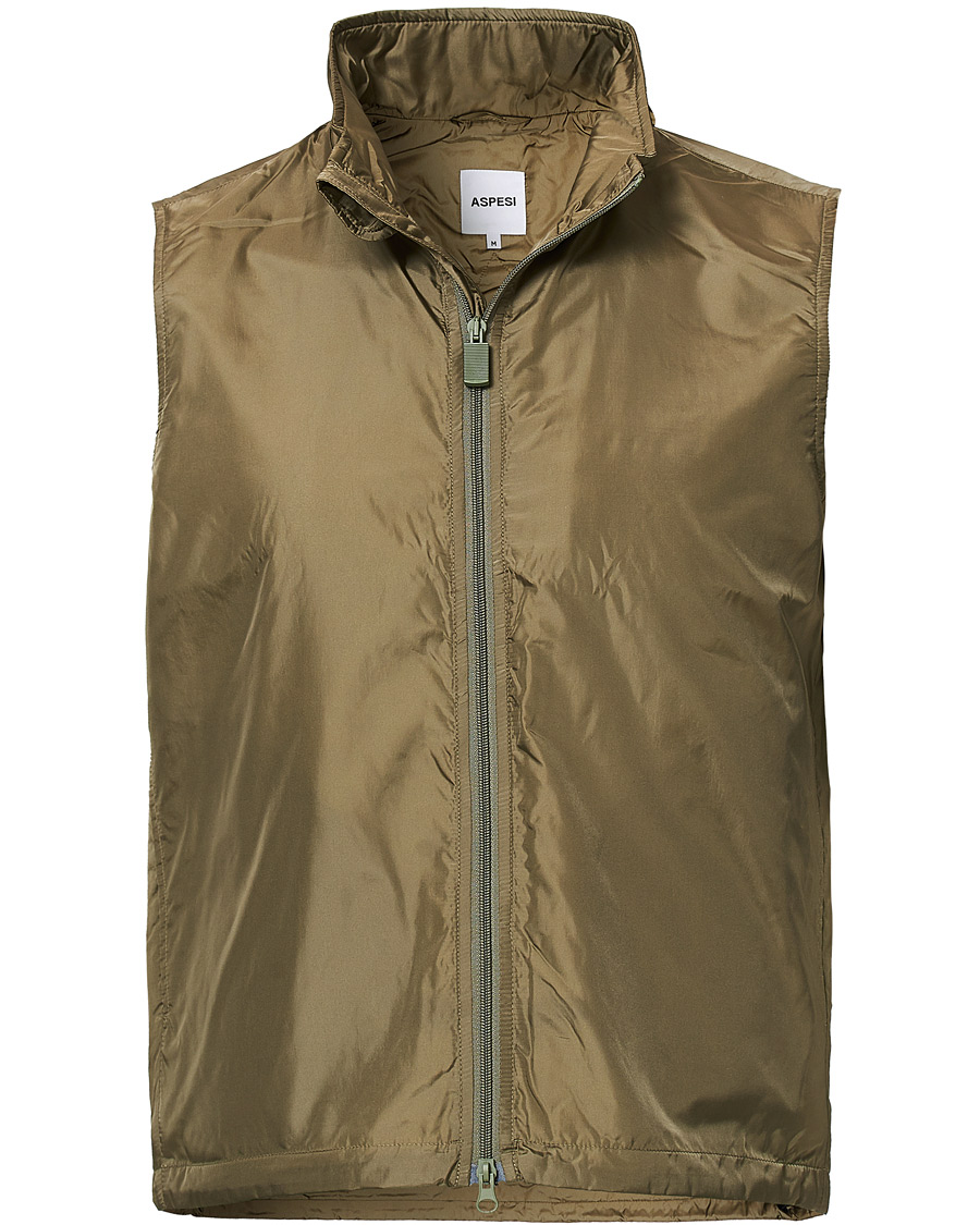 Herre | Jakker | Aspesi | Vernes Nylon Gilet Light Green