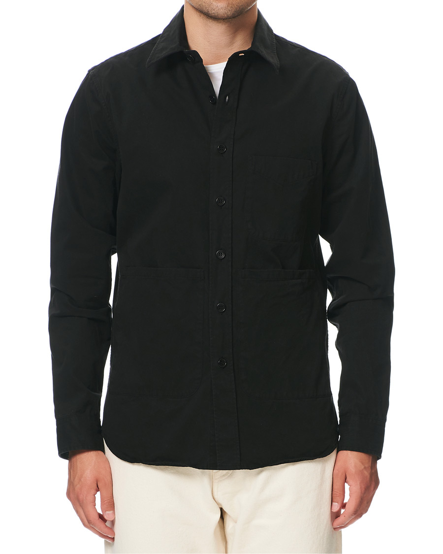 Herre | | Aspesi | Cotton Shirt Jacket Black