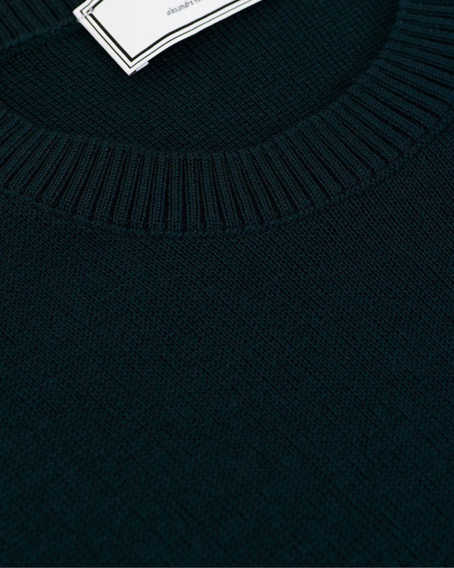 Herre | Gensere | AMI | Heart Logo Merino Sweater Dark Green
