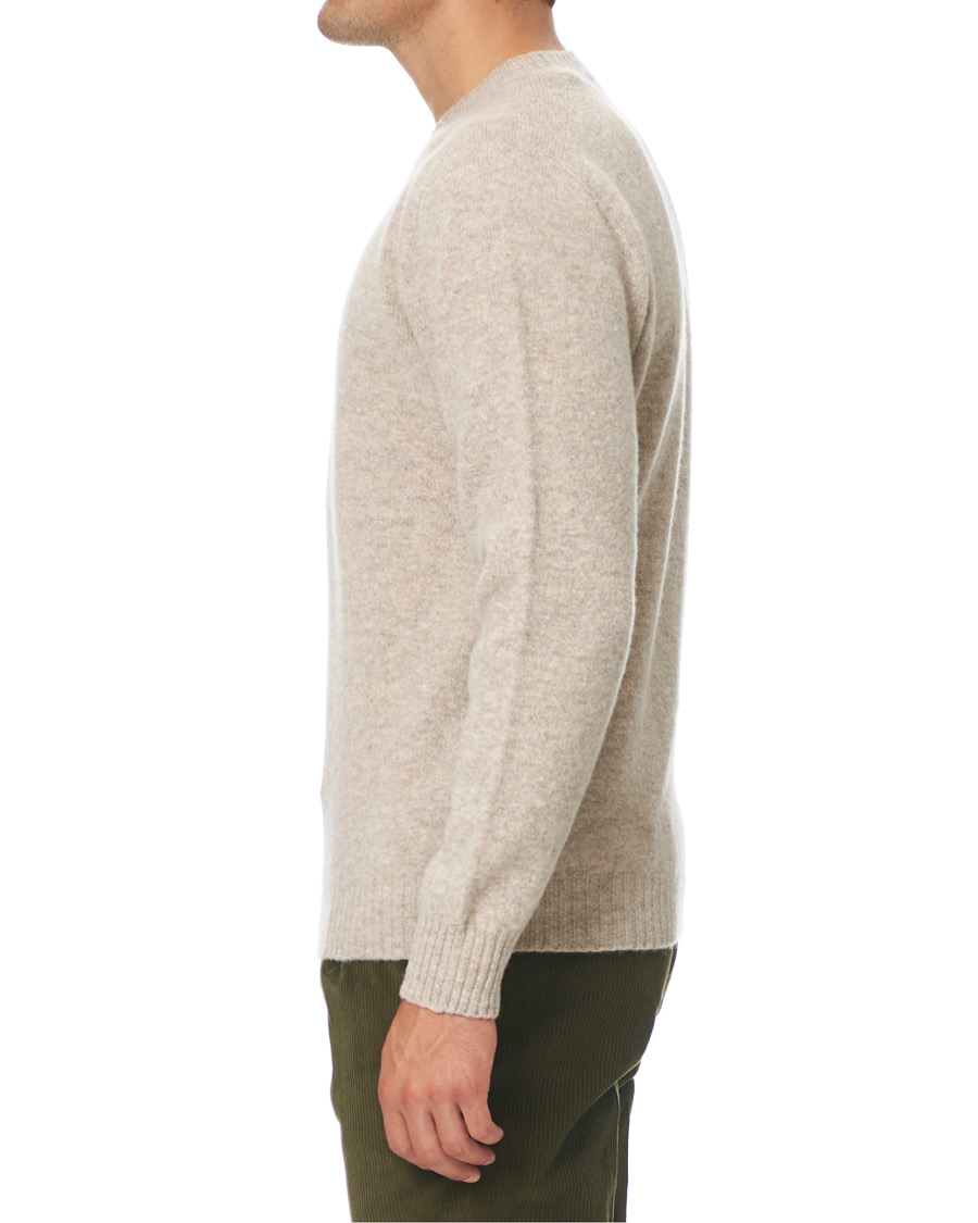 Herre | Gensere | Altea | Shetland Crew Neck Sweater Sand
