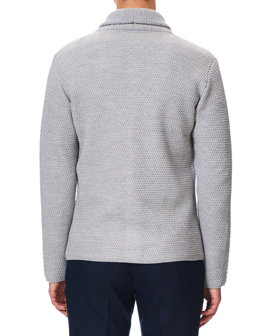 Herre | Gensere | Altea | Shawl Collar Cardigan Grey Melange