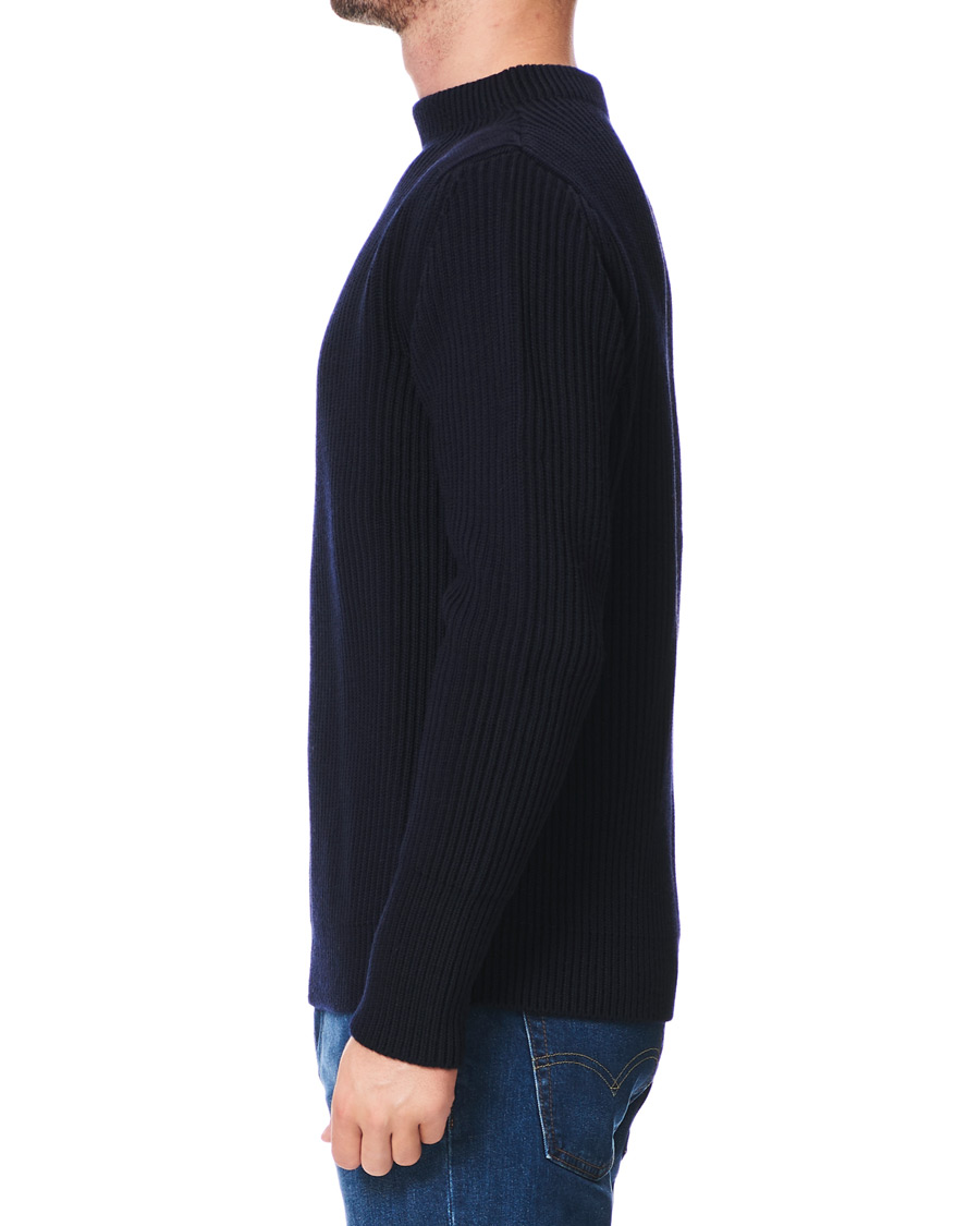 Herre | Gensere | Andersen-Andersen | Navy Crewneck Navy Blue