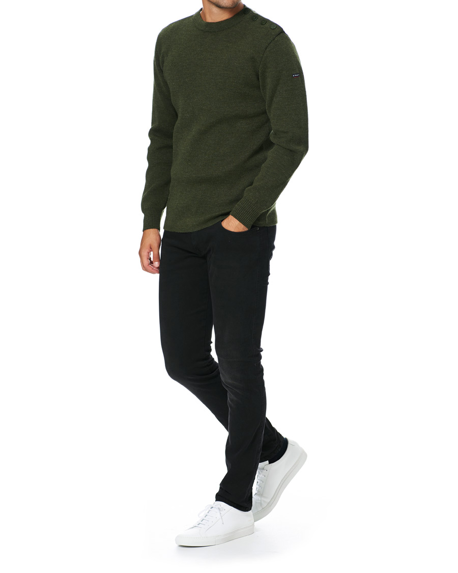 Herre | Gensere | Armor-lux | Fouesnant Classic Sweater Dark Green