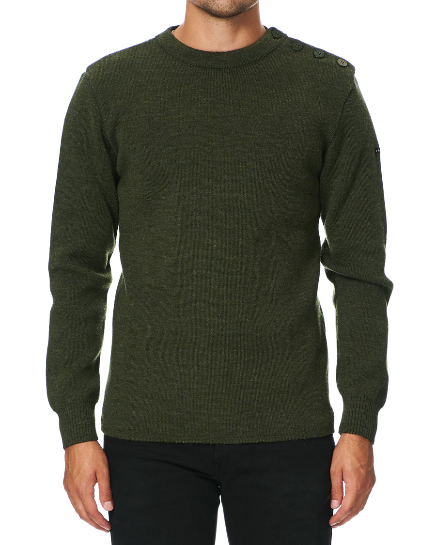 Herre | Gensere | Armor-lux | Fouesnant Classic Sweater Dark Green