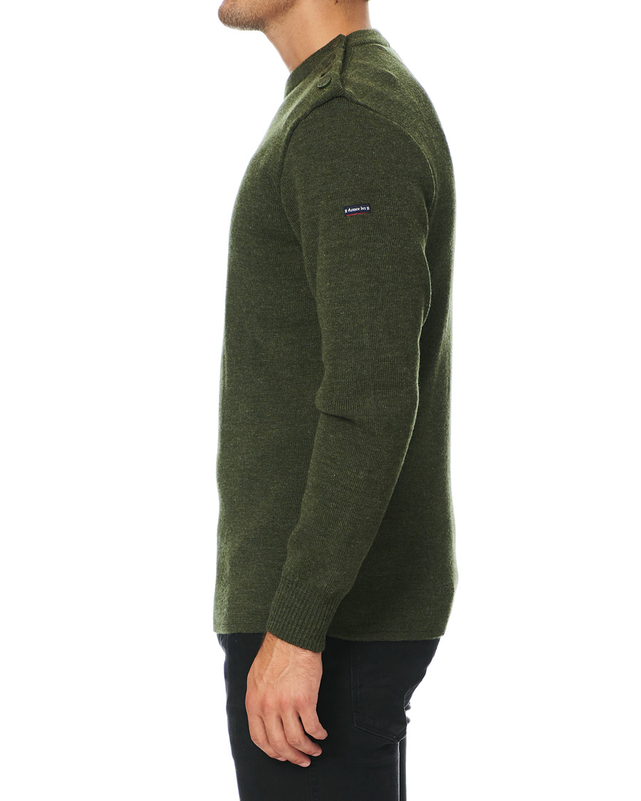 Herre | Gensere | Armor-lux | Fouesnant Classic Sweater Dark Green