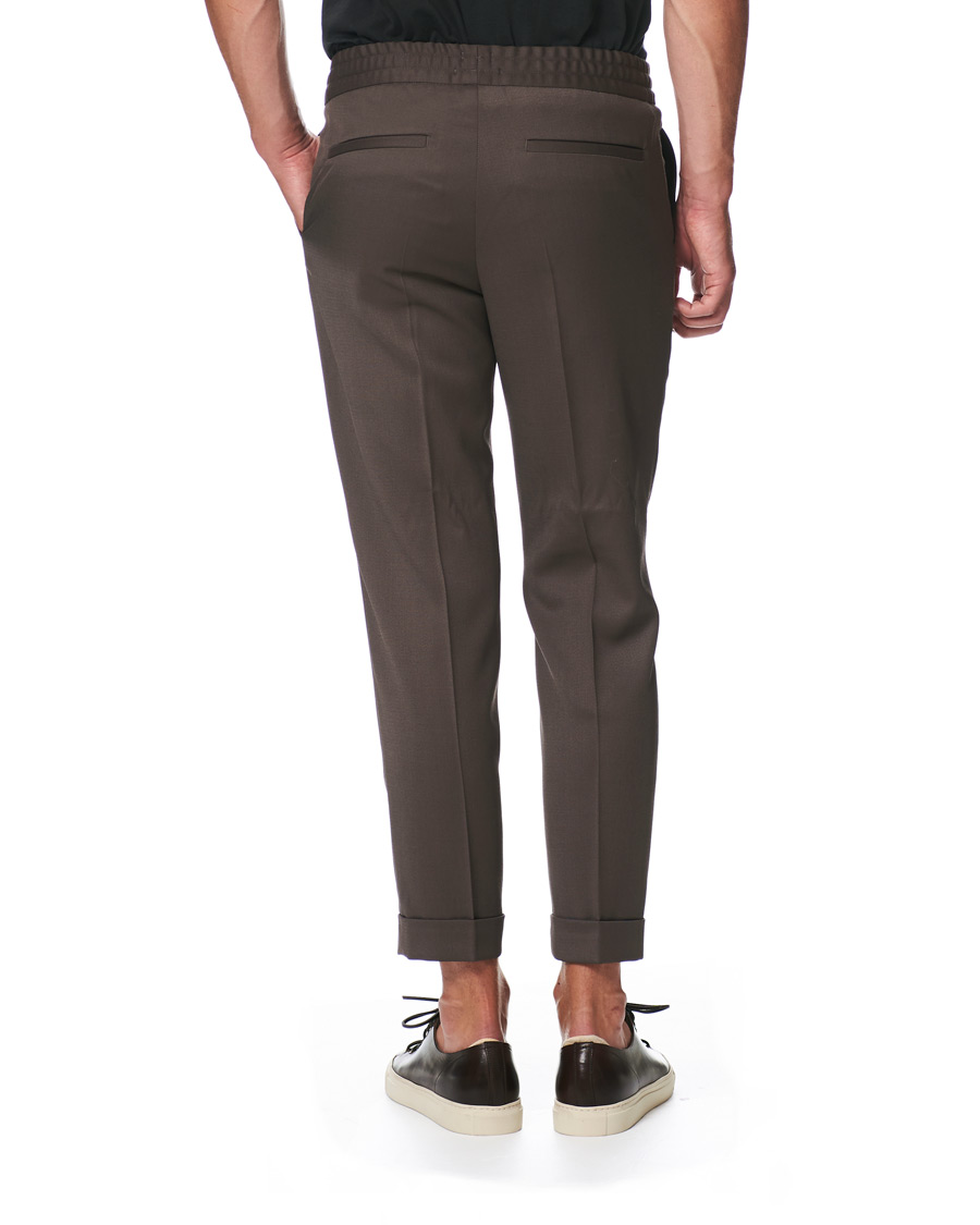 Herre | Bukser | Filippa K | Terry Gabardine Cropt Turn Up Trousers Taupe